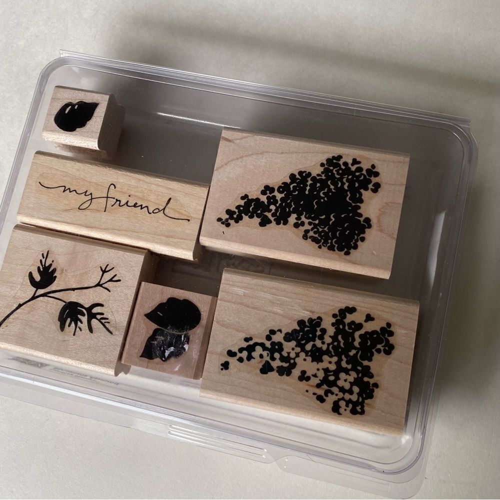 NEW Stampin’ Up! Retired Blossoms Abound, set of 6 incomplete (missing one)